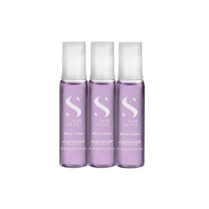 Kit Ampola Rosa Alfaparf Semi Di Lino Sublime Shine Lotion (03x 13ml)