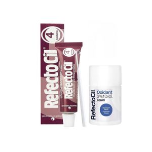 Kit Refectocil 1 Tinta + 1 Oxidante N° 4 Acaju