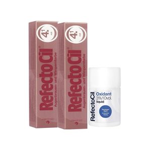 Kit Refectocil 2 Tinta + 1 Oxidante N° 4.1 Vermelho