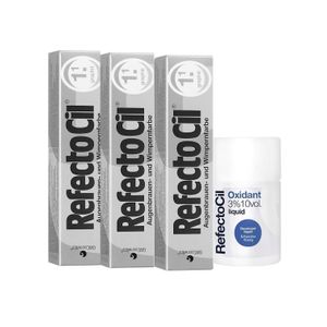 Kit Refectocil 3 Tinta + 1 Oxidante N° 1.1 Grafite