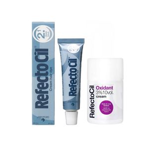 Kit Refectocil 1 Tinta + 1 Oxidante Creme N° 2.1 Azul Profundo