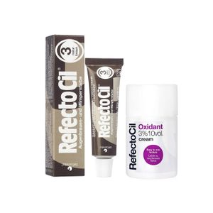 Kit Refectocil 1 Tinta + 1 Oxidante Creme Nº3 Castanho Natural