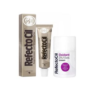 Kit Refectocil 1 Tinta + 1 Oxidante Creme N°3.1 Castanho Claro