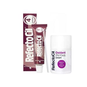 Kit Refectocil 1 Tinta + 1 Oxidante Creme N° 4 Acaju