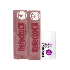 Kit Refectocil 2 Tinta + 1 Oxidante Creme N° 4.1 Vermelho