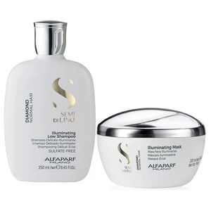 Kit Hidratação Express Alfaparf Semi Di Lino Diamond Illuminating Pequeno