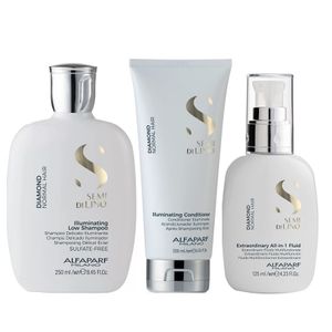 Kit Multifuncional Alfaparf Semi Di Lino Diamond Illuminating Pequeno