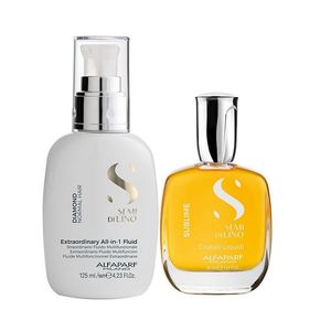 Kit de Brilho Alfaparf Semi Di Lino Diamond Pequeno