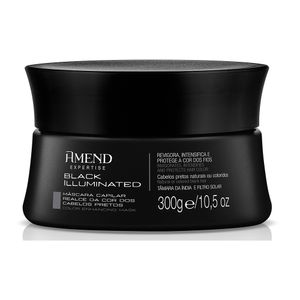 Máscara Realce da Cor Preto Amend Black Illuminated 300g