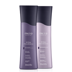 Kit Shampoo e Condicionador Amend Pós Progressiva 250ml